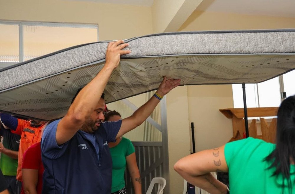 Santa Catarina registra mais de mil desabrigados em virtude das fortes chuvas