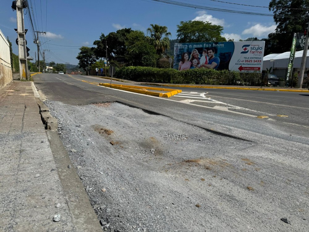 Obras em bairro de Rio do Sul alteram o trânsito neste fim de semana