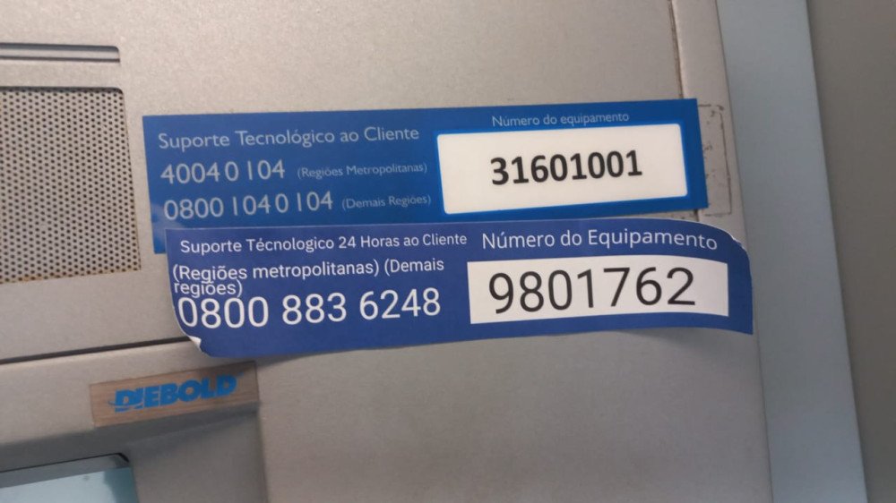 Cliente tenta retirar cartão de caixa eletrônico e se depara com tentativa de golpe em Blumenau