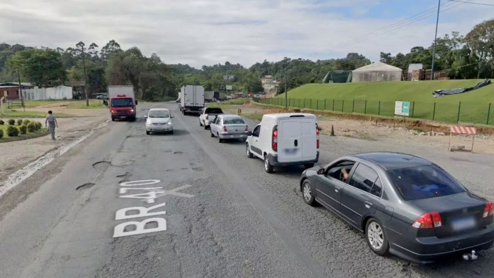 Obras na BR-470: DNIT anuncia interdição parcial com sistema 'Pare e Siga' nesta sexta