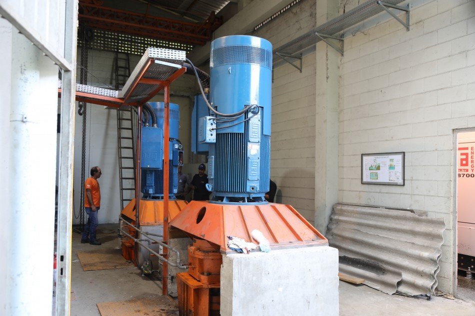 Bomba do Dique da Santa Clara volta a operar após manutenção em Blumenau