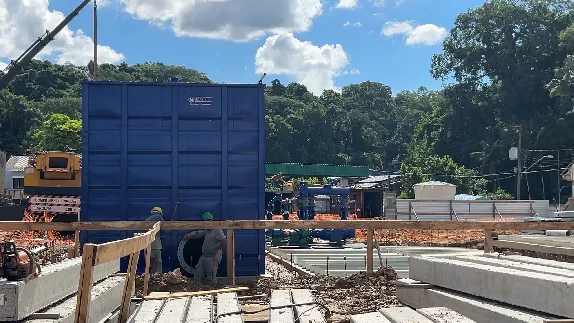 Trânsito terá bloqueios nesta terça-feira no Salto do Norte por causa das obras da nova estação de tratamento de água