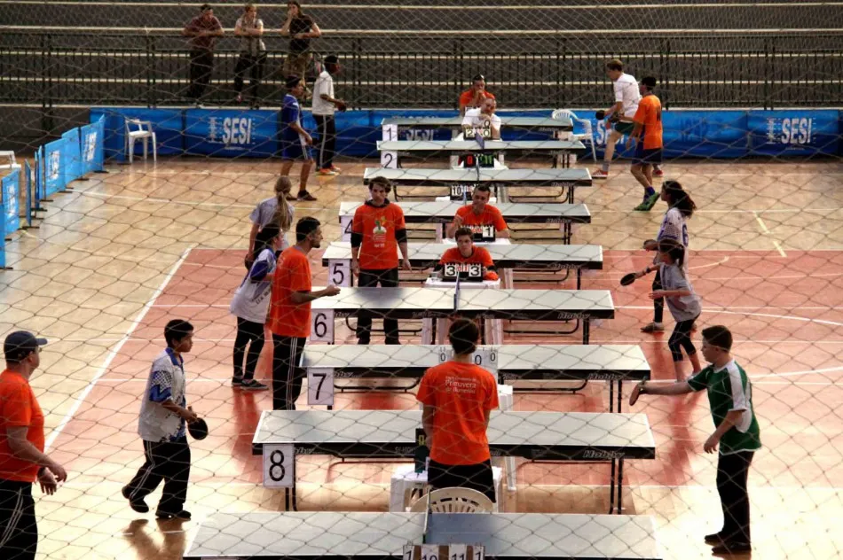 Blumenau vai sediar 1ª etapa do Circuito Catarinense de Tênis de Mesa
