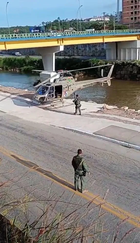 Polícia Militar persegue assaltantes de Itapema até Brusque e dois homens são presos