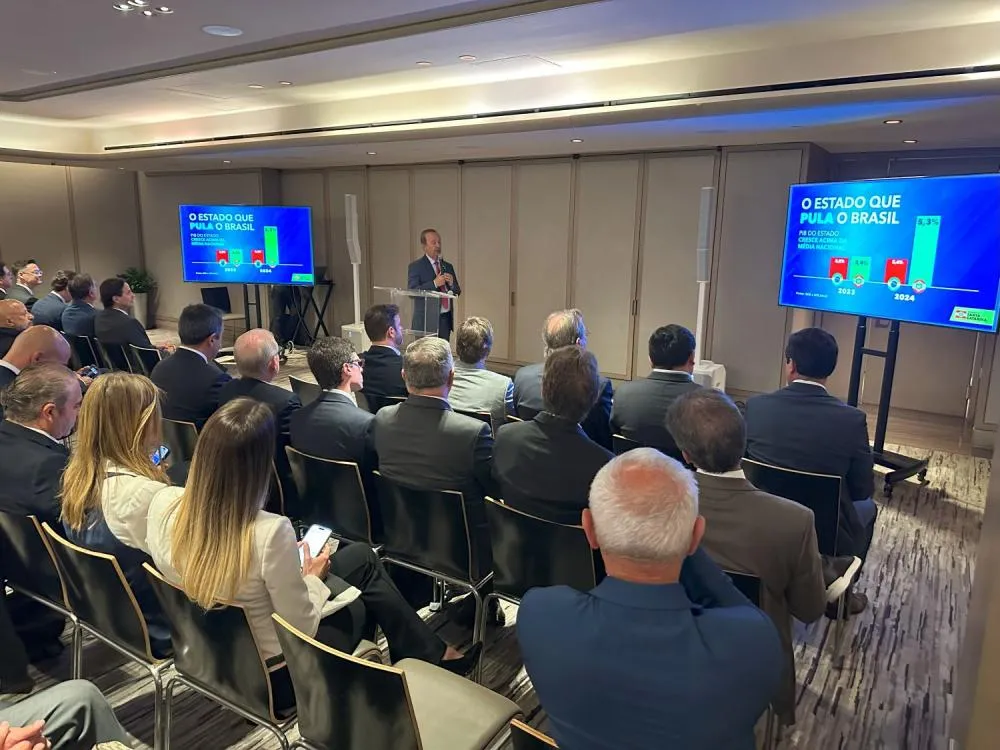 SC Day em Nova York: governador apresenta potenciais de Santa Catarina para atrair investidores