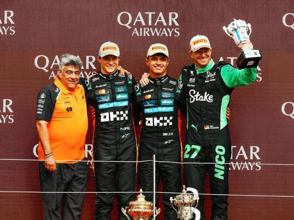 Silverstone entrega espetáculo sob chuva e consagra Norris em casa