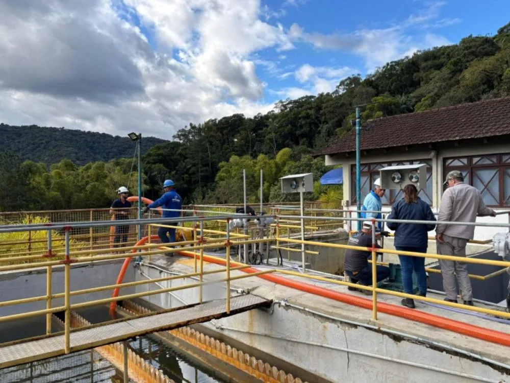 Samae conclui manutenção na ETA 3 e abastecimento deve ser normalizado até esta sexta-feira em Blumenau