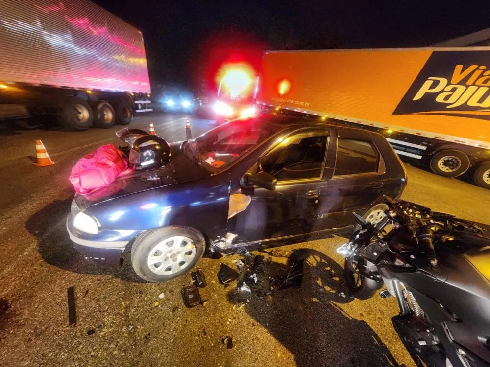 Motociclista morre em acidente na SC-108 em Blumenau