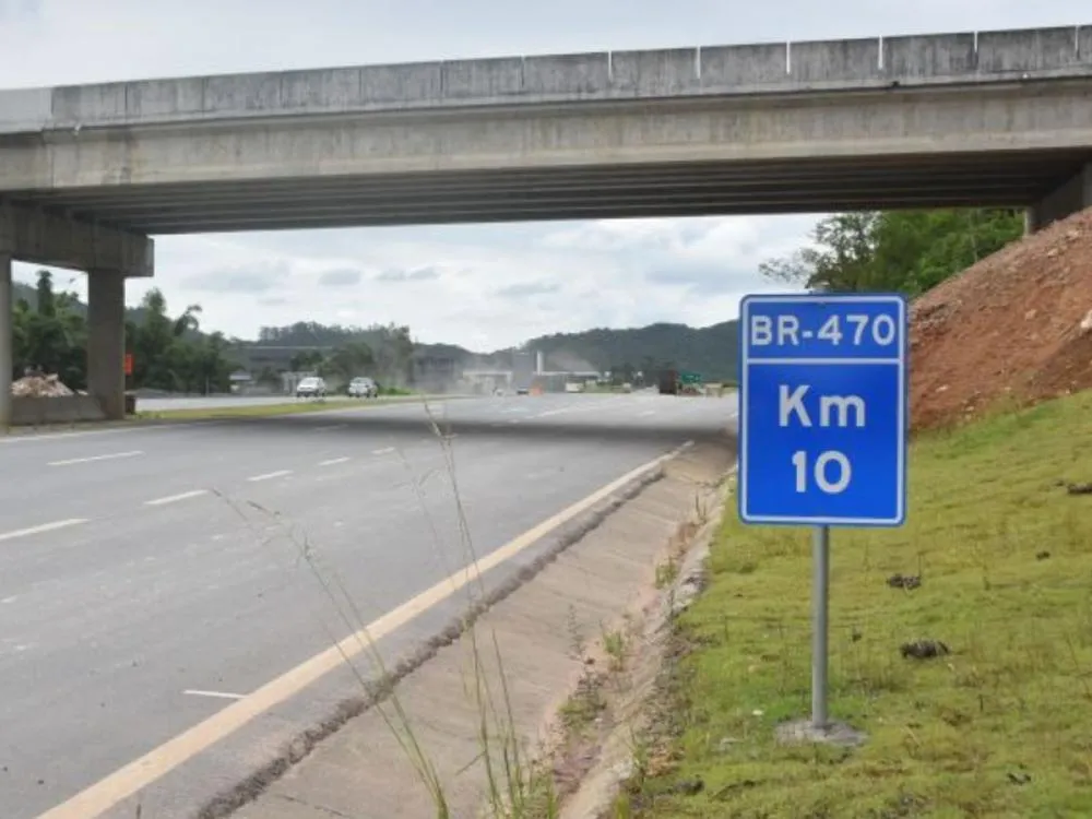 Trecho da BR-470 em Navegantes será fechado nos dois sentidos nesta quarta 