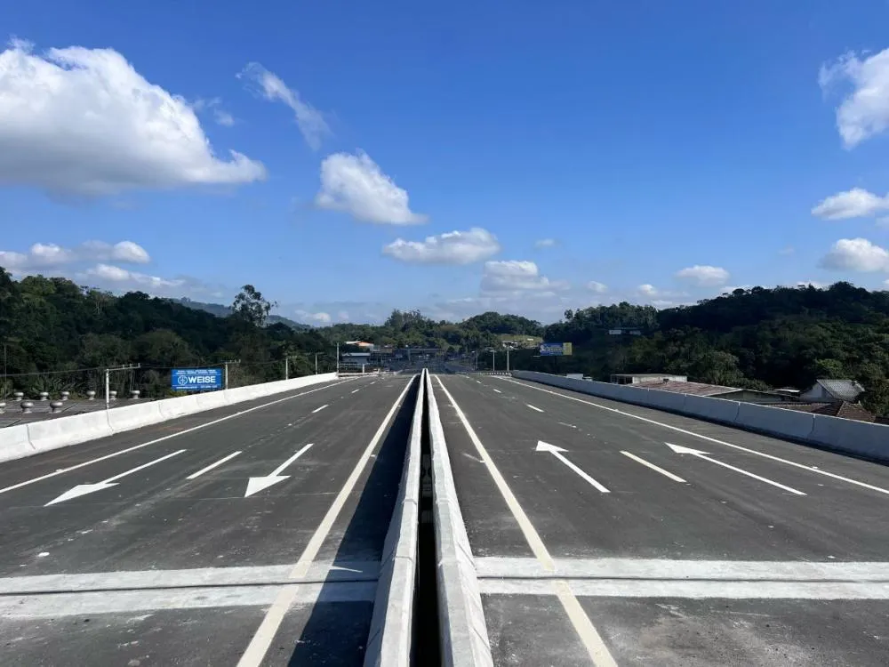 DNIT confirma liberação do Complexo Viário de Badenfurt nesta quinta-feira, em Blumenau