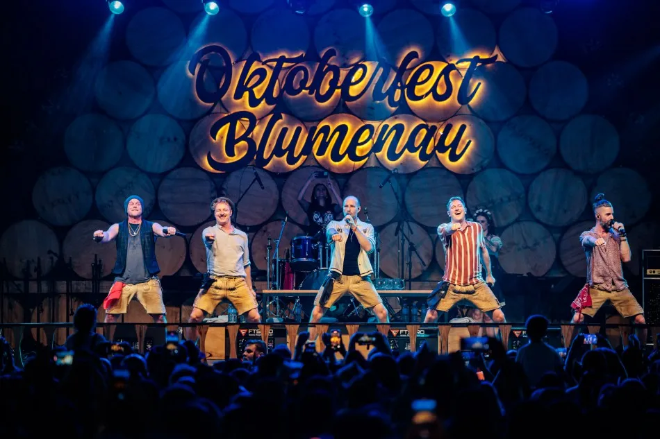 Boyband alemã queridinha do público volta à Oktoberfest Blumenau 2025
