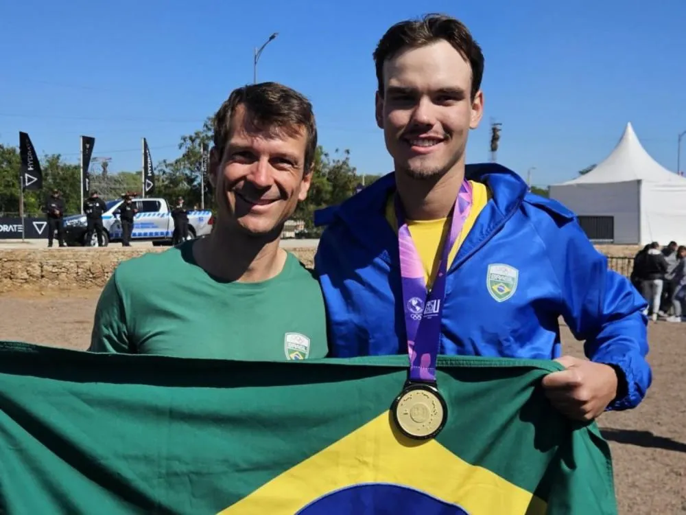 Remador de Blumenau garante ouro para o Brasil nos Jogos Pan-Americanos Júnior