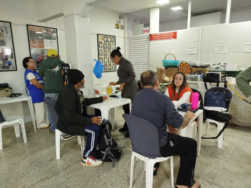 7ª edição da Ação de Saúde atende 40 pessoas em situação de rua em Blumenau