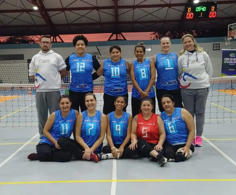 Equipe de Blumenau disputa a 1ª Copa América de vôlei sentado feminino