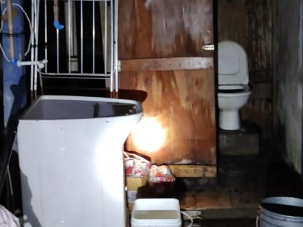 Princípio de incêndio atinge residência em Gaspar e é controlado por populares