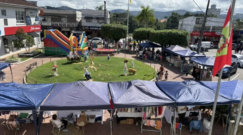 Praça Getúlio Vargas recebe Sábado na Praça neste fim de semana em Gaspar; veja atrações