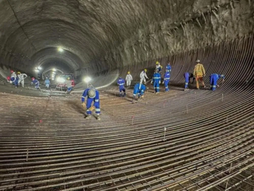 Obras do túnel da BR-280 entre Schroeder e Jaraguá do Sul avançam e chegam a 82% de execução