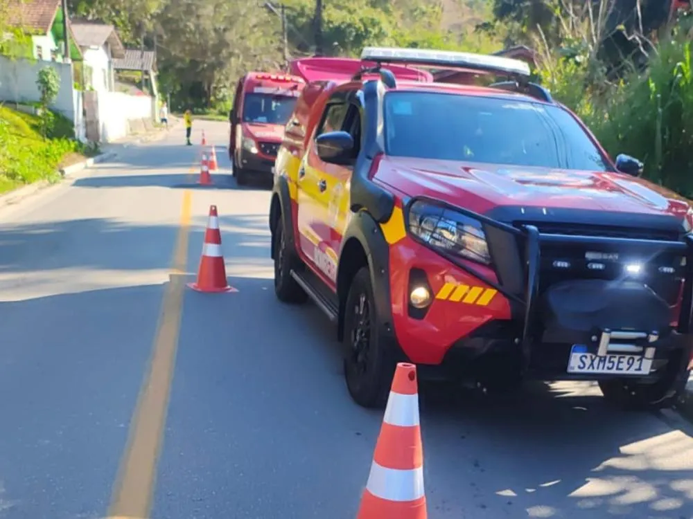 Homem sofre queda e é socorrido em estado grave em Gaspar