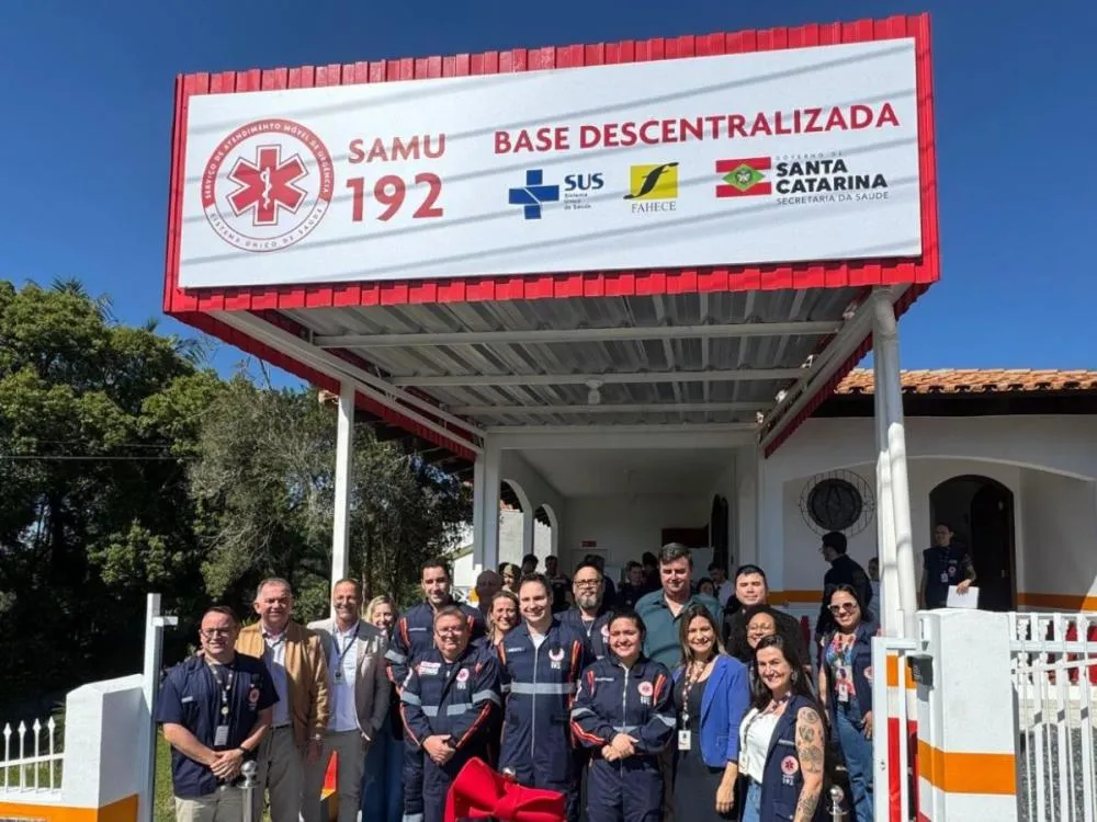 SAMU de Rio do Sul inaugura nova base para Unidade de Suporte Avançado