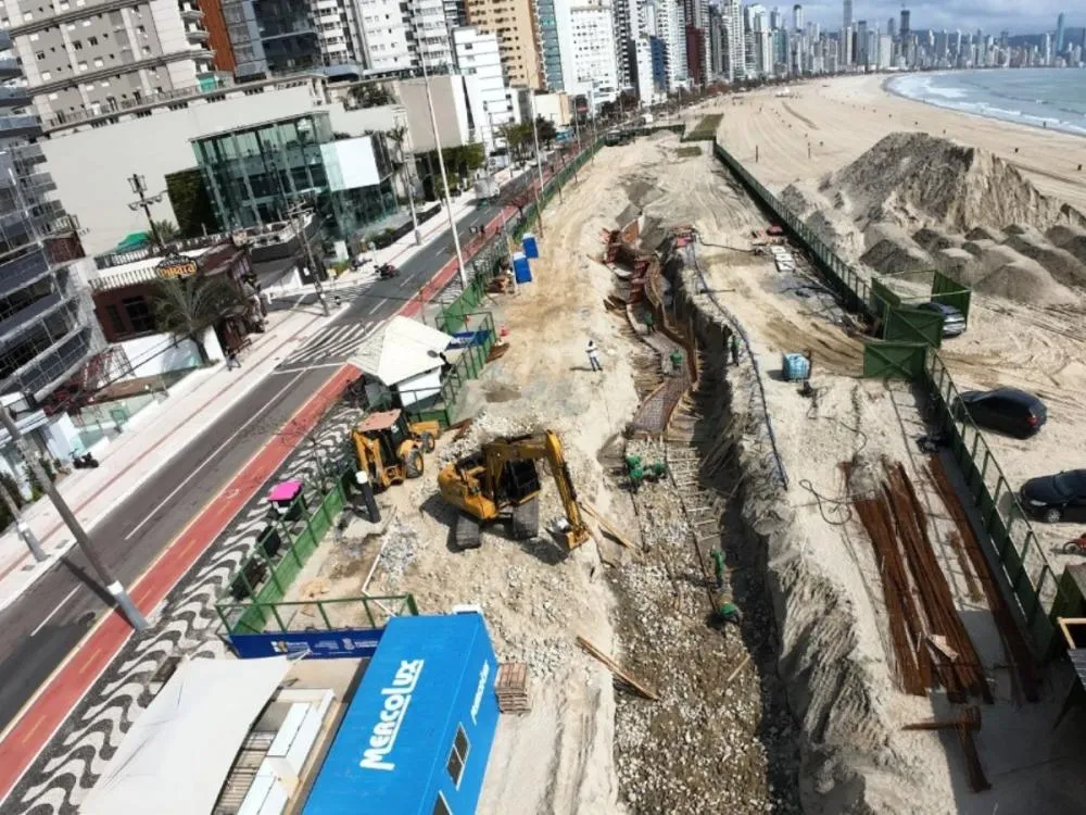 Balneário Camboriú inicia nova fase das obras na orla da Praia Central
