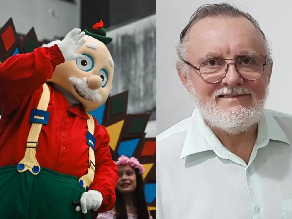 “O Vovô Chopão se reinventa todo dia”, diz Luiz Cé, criador do icônico personagem da Oktoberfest Blumenau