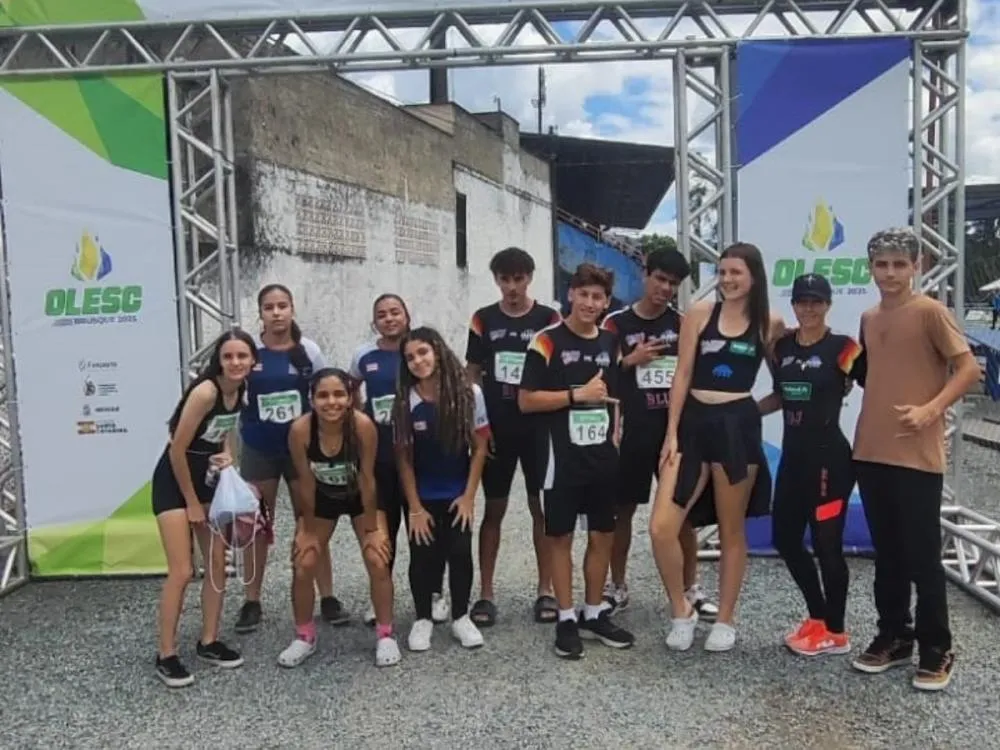 Atletas de Blumenau conquistam medalhas no atletismo da Olesc estadual em Timbó