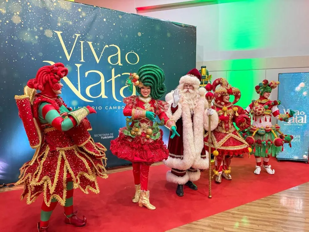 Balneário Camboriú abre programação “Viva o Natal BC 2025” neste sábado com desfile e espetáculo musical