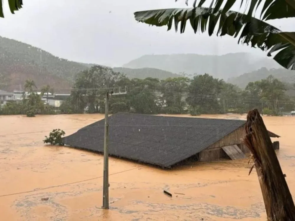 Blumenau lança campanha solidária para moradores de Luiz Alves afetados pelas chuvas