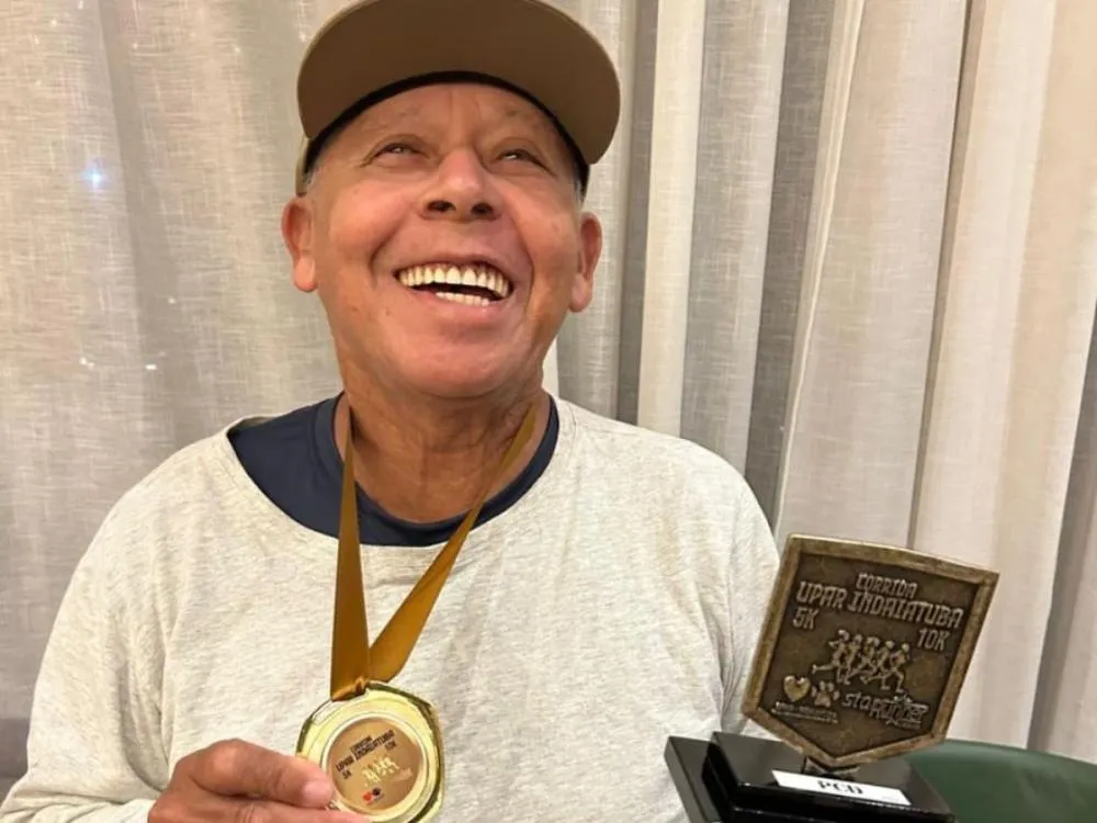 Da escuridão às ruas: a inspiradora trajetória do blumenauense Gilberto Correia, referência nas corridas de rua da região