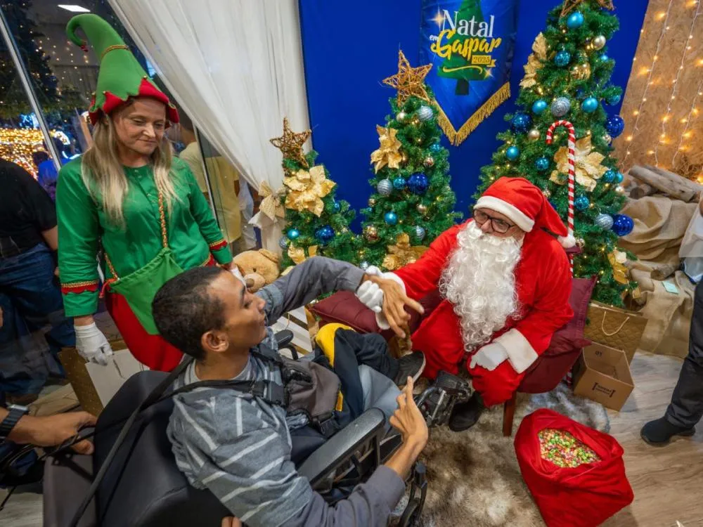 Casa do Papai Noel em Gaspar segue aberta por mais 17 dias; veja horários