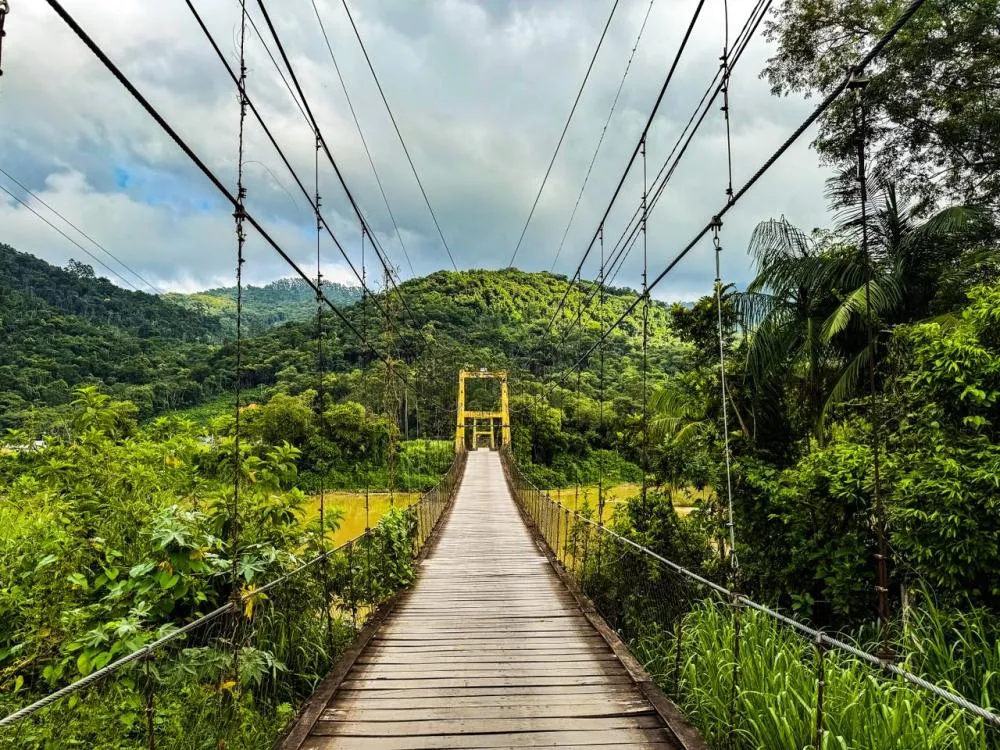 Manutenção deixa Ponte Pênsil interditada nesta sexta-feira, em Indaial