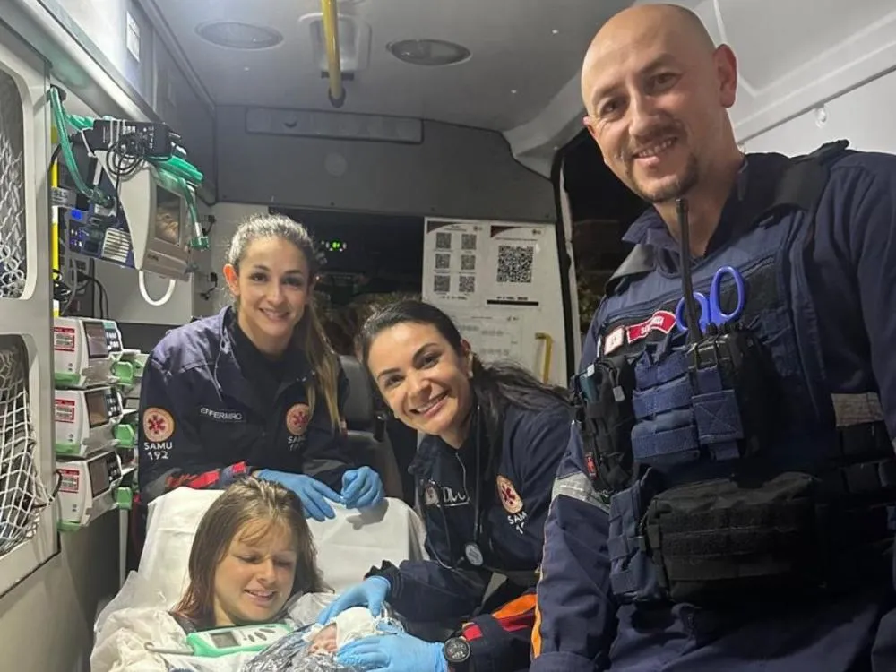 Partos em ambulâncias do Samu batem recorde em Santa Catarina