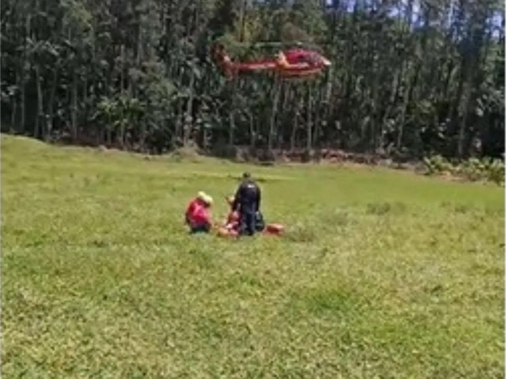 Foto: Divulgação/Bombeiros Voluntários de Ilhota