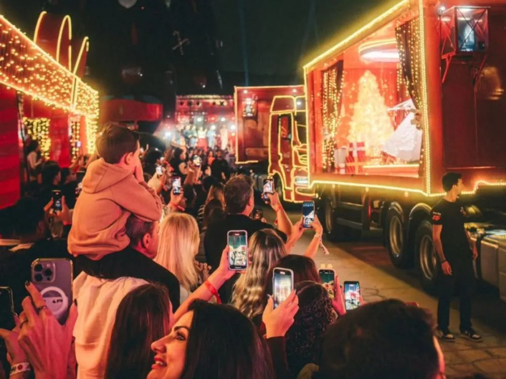 Blumenau recebe a Caravana de Natal da Coca-Cola neste sábado