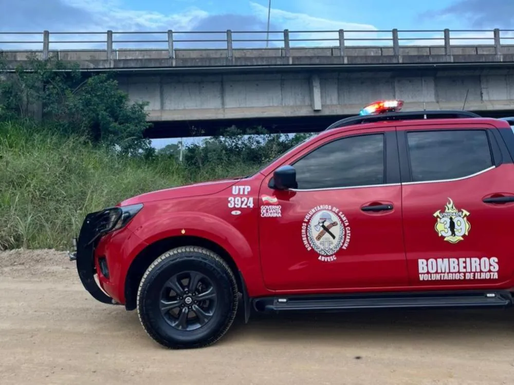 Foto: Divulgação/Bombeiros Voluntários de Ilhota 
