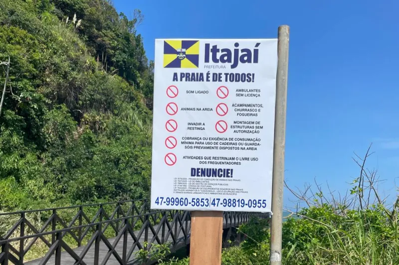 Fiscalização nas praias de Itajaí registra mais de 400 ocorrências na temporada de verão
