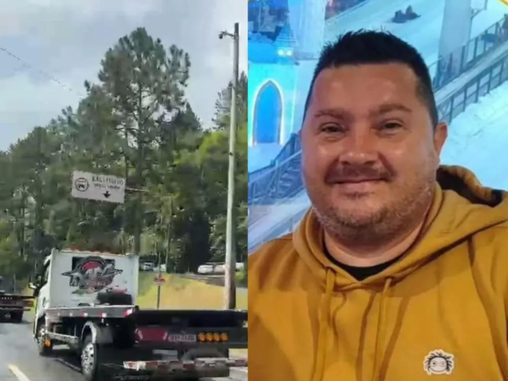 Vídeo: Amigos fazem carreata em homenagem a motorista de guincho que morreu em Blumenau