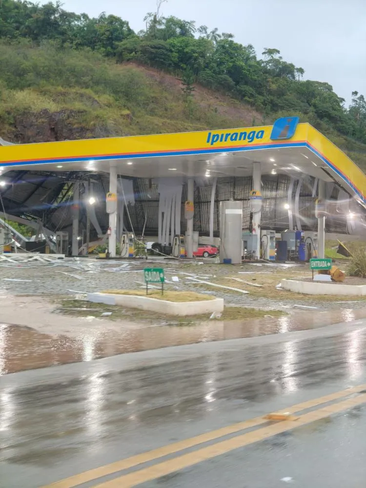 Defesa Civil confirma microexplosão em temporal que causou estragos em Gaspar