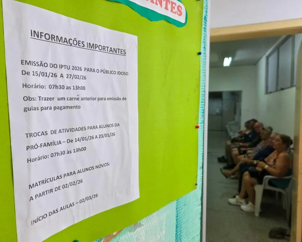 Atendimento presencial do IPTU para idosos começa na Pró-Família em Blumenau