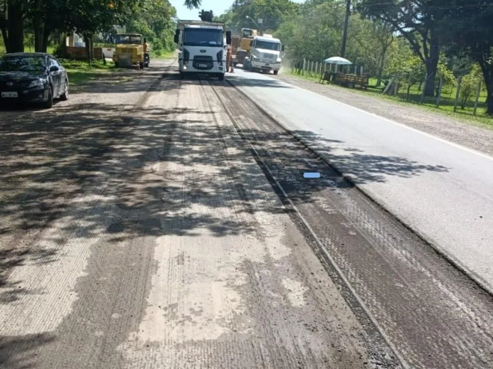 Áreas de escape da Serra Dona Francisca entram na fase de pavimentação