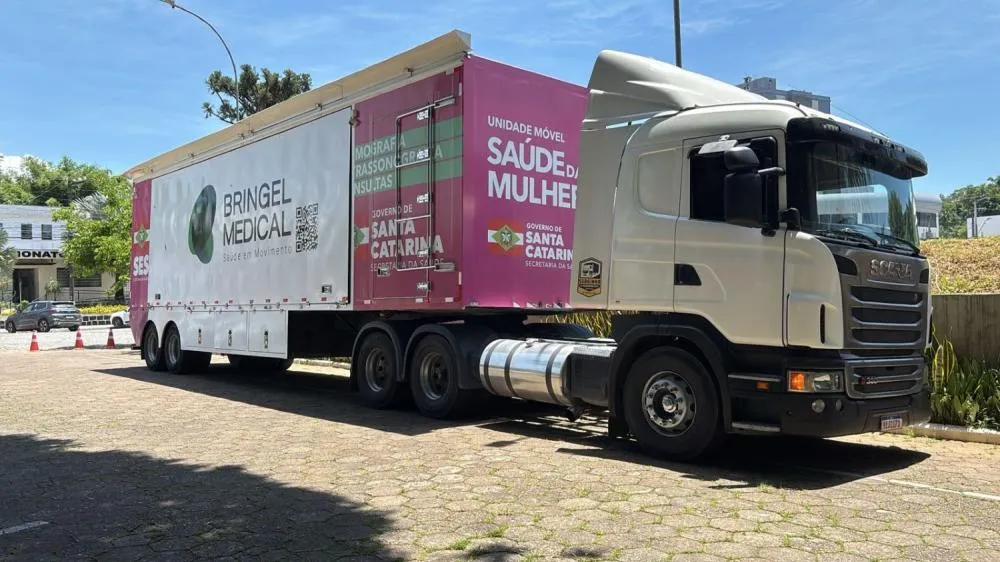 Carreta da Saúde da Mulher inicia atendimentos em Indaial com exames gratuitos pelo SUS