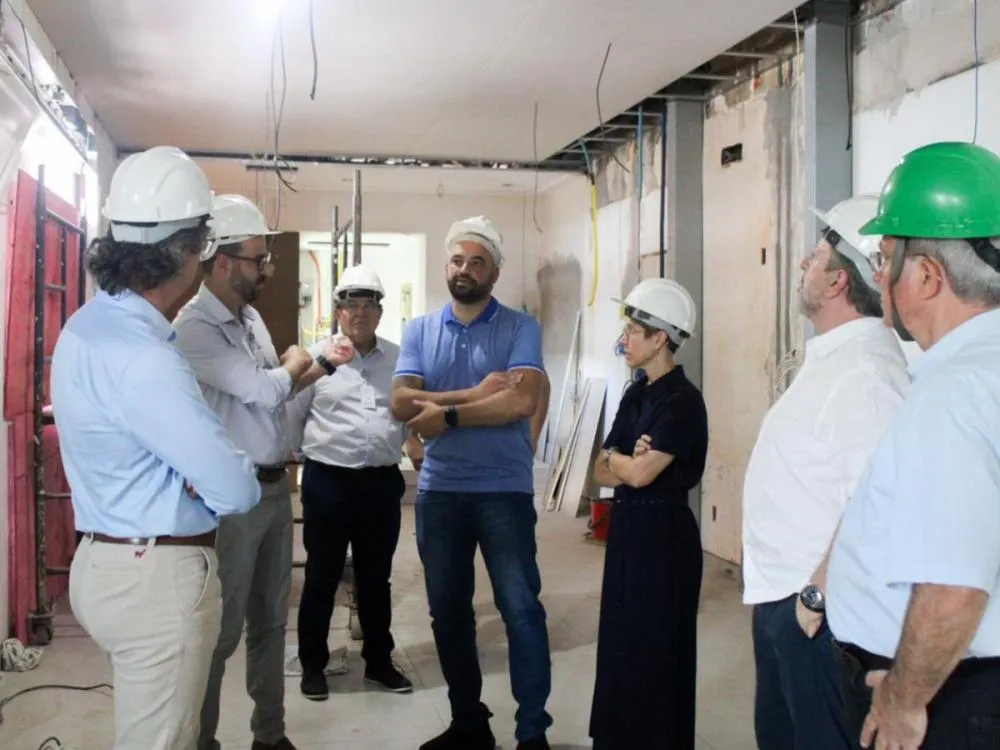 Fotos: Obras da nova torre do Hospital Santo Antônio avançam em Blumenau