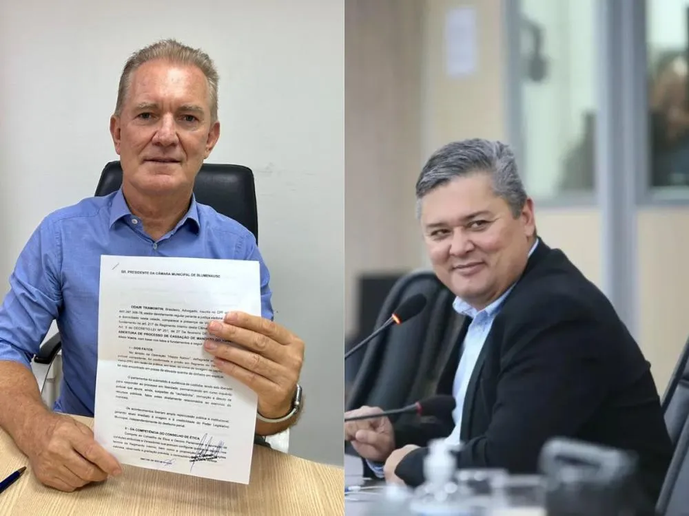 Ex-promotor pede cassação de vereador de Blumenau após operação policial