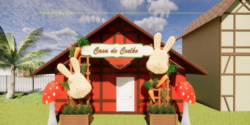 Blumenau define tema da Páscoa 2026 e anuncia programação imersiva no Parque Vila Germânica