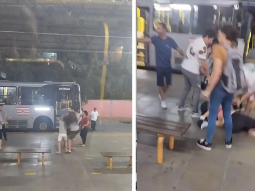 Funcionária da Blumob é agredida por mulheres em terminal de ônibus em Blumenau; veja vídeo