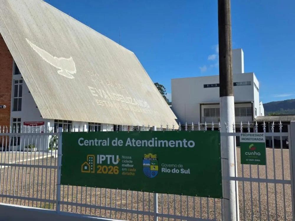Central do IPTU 2026 em Rio do Sul já atendeu mais de 4 mil contribuintes