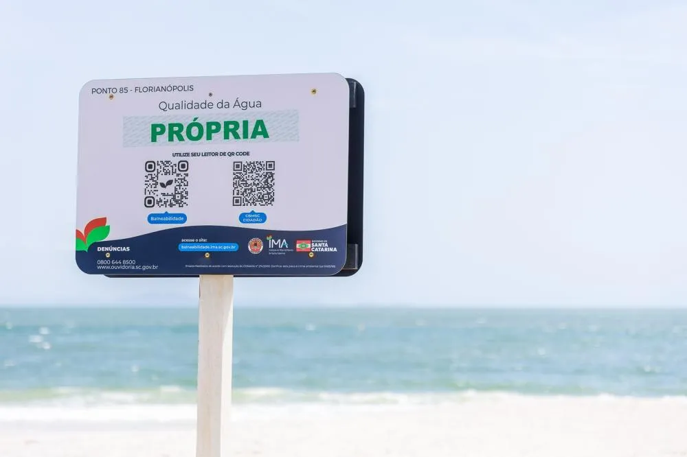 Mais de 74% das praias de SC estão próprias para banho; veja situação no Litoral Norte