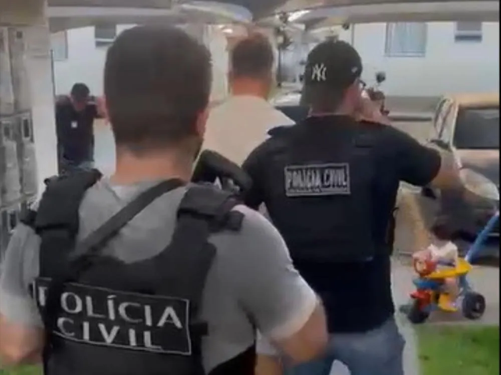 Vídeo: Integrante de organização criminosa é preso pela Polícia Civil em Blumenau