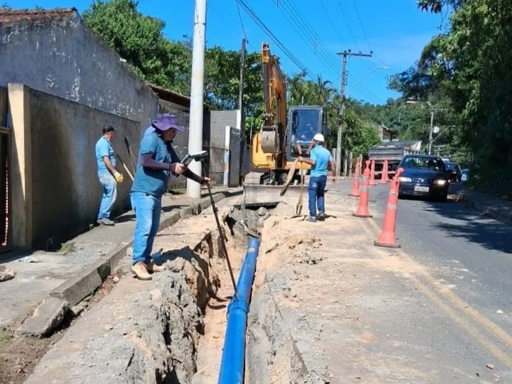 Samae inicia obras para ampliar rede de água em Velha Grande, Blumenau
