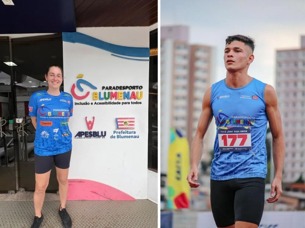 Paradesporto de Blumenau embarca para o Marrocos com a Seleção Brasileira de Atletismo